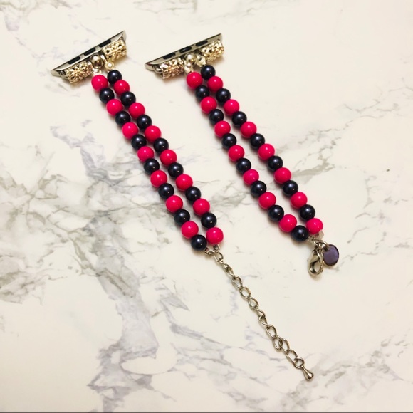 {GEORGINA} beaded Apple Watch bracelet band strap - Picture 2 of 8